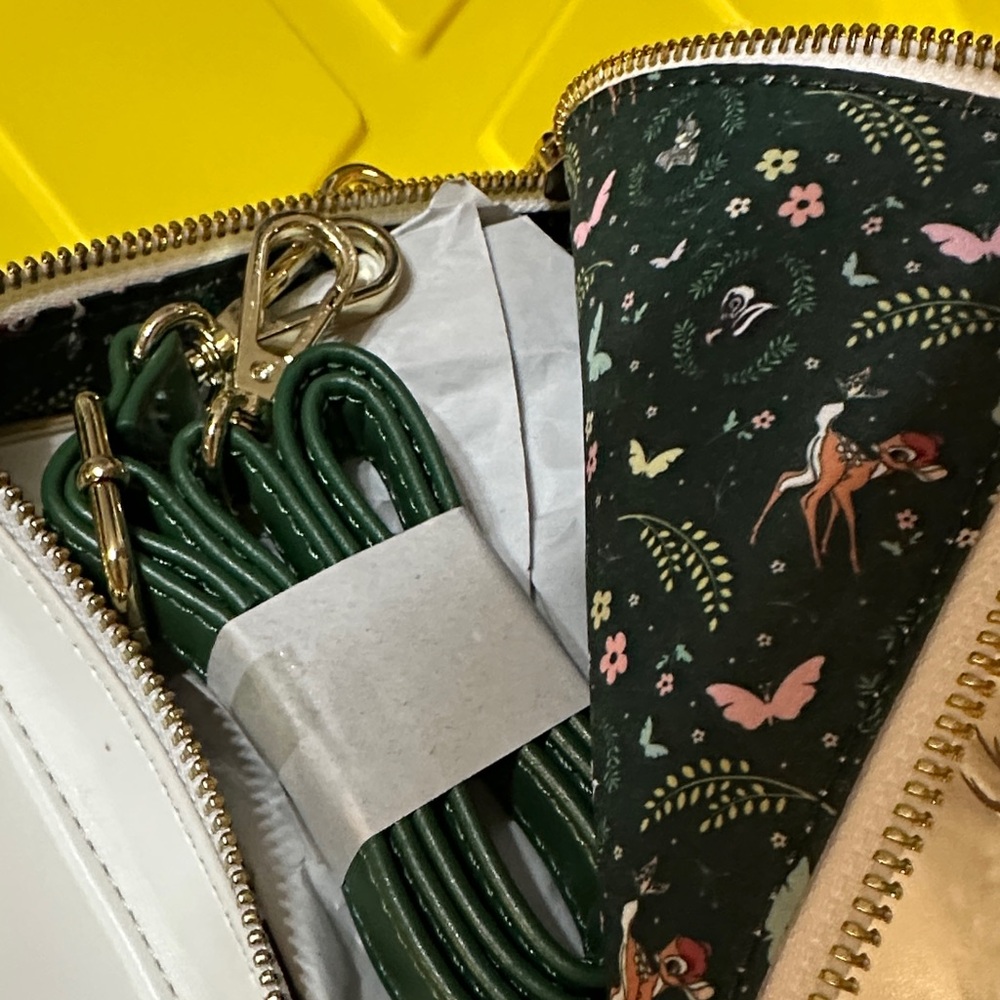 Disney Bambi Green and White Bag - Picture 9 of 10